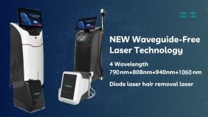 Vertical 4 Wavelength 755nm+808nm+940nm+1064nm Diode Laser Hair Removal Laser