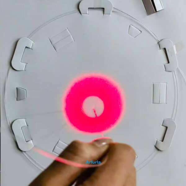 400um 600um Radial fiber optical fiber 2 in 1 with radial without scale