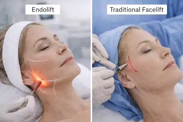Endolift vs Traditional Facelifts