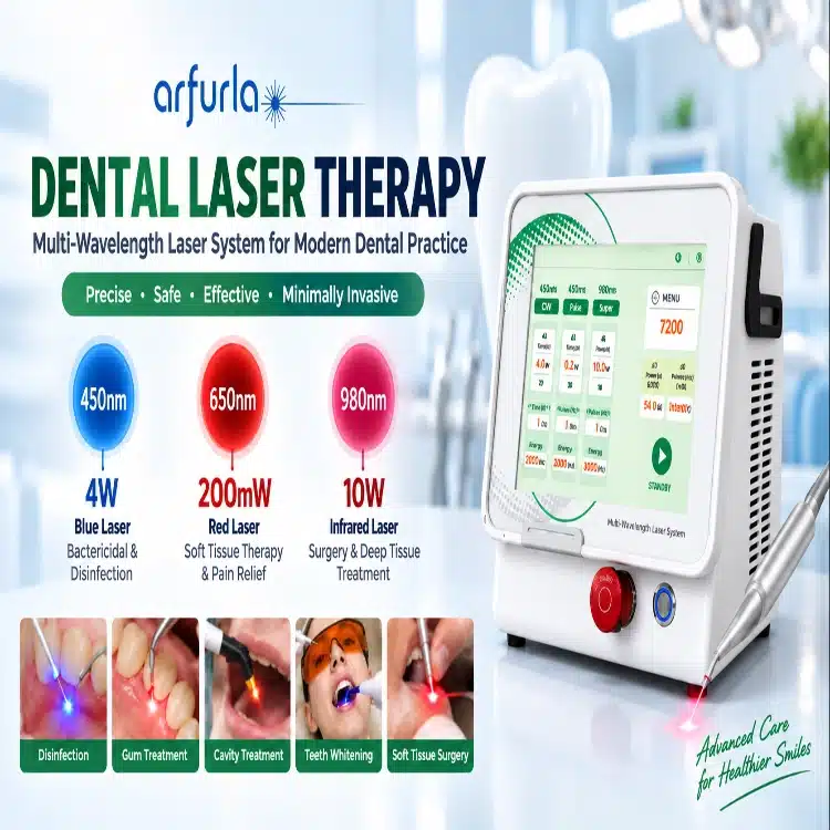 450nm 650nm 980nm Dental Diode Laser Applications & Treatment Guide